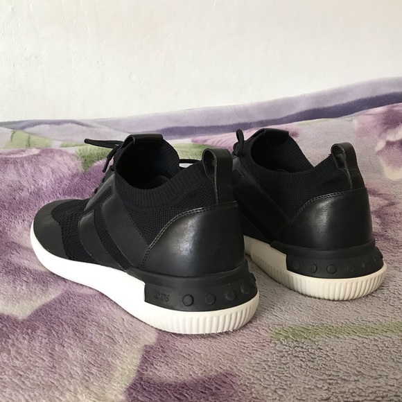 Tod’s No Code Black Sneaker in Mesh and Leather - Picture 14 of 16